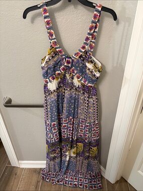Nine West Multicolor Bohemian Maxi Dress